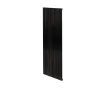 Calorifer decorativ LOJIMAX, colectia BAMBOO inaltimea 700 mm. latimea 239 mm. BLACK MATT ANODISING