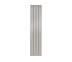 Дизайнерский радиатор LOJIMAX коллекция KALSEDON DOUBLE 1800x375 мм, INOX SATIN