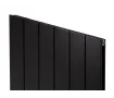 Calorifer decorativ LOJIMAX, colectie KALSEDON DOUBLE 300 mm. 280 mm. negru mat