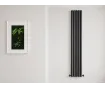 Radiator de design CARISA, colecția TALLIS DOUBLE, 1800x350 mm, ANTRACIT