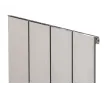 Дизайнерский радиатор LOJIMAX коллекция KALSEDON 1600x375 мм, INOX SATIN