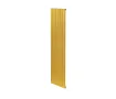 Calorifer decorativ LOJIMAX, colectia BAMBOO inaltimea 500 mm. latimea 359 mm. GOLD MATT ANODISING