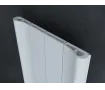 Radiator electric de design CARISA, colecția BOREAS B, 1800x276 mm, ALB