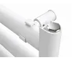 Uscător de prosoape de design CARISA, colecția LARA L, 1200x485 mm, ALB