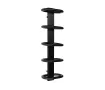 Uscător de prosoape decorativ LOJIMAX, colecția TEOS Lățime 390 mm. Înălțime 400 mm. negru mat