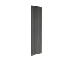 Calorifer decorativ LOJIMAX, colectia BAMBOO DOUBLE inaltimea 300 mm. latimea 239 mm. antracit mat