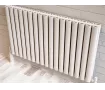 FLOOR STANDING ALUMINUM RADIATOR BELLA DOUBLE LUX inaltimea 1400 mm. latimea 817 mm. alb mat