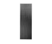 Calorifer decorativ LOJIMAX, colectia  KALSEDON DOUBLE высота 300 mm. ширина 280 mm. antracit mat