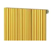 Calorifer decorativ LOJIMAX, colectia BAMBOO inaltimea 500 mm. latimea 359 mm. GOLD MATT ANODISING