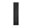 Calorifer decorativ LOJIMAX, colectie DIAMOND 300 mm. 1396 mm. negru mat