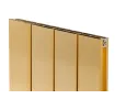 Дизайнерский радиатор LOJIMAX коллекция KALSEDON DOUBLE 1600x375 мм, GOLD SATIN