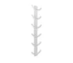 Uscător de prosoape decorativ LOJIMAX, colecția OXY Lățime 460 mm. Înălțime 400 mm. alb mat