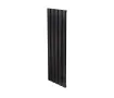 Calorifer decorativ LOJIMAX, colectie DIAMOND 300 mm. 1396 mm. negru mat