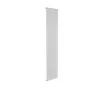Дизайнерский радиатор LOJIMAX коллекция BAMBOO 1800x479 мм, Inox Matt Anodising