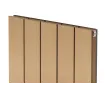 Calorifer decorativ LOJIMAX, colectia  KALSEDON DOUBLE высота 300 mm. ширина 280 mm. COPPER SATINE