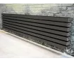 ALUMINUM HORIZONTAL RADIATOR OPAL PLUS HRZ высота 1400 мм. ширина 345 мм. черный мат