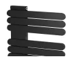 Uscător de prosoape decorativ LOJIMAX, colecția NUMMO Lățime 250 mm. Înălțime 400 mm. negru mat