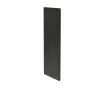 Calorifer decorativ LOJIMAX, colectia BAMBOO DOUBLE inaltimea 300 mm. latimea 239 mm. BLACK MATT ANODISING