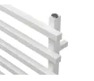 Uscător de prosoape de design CARISA, colecția BARON L, 800x500 mm, ALB