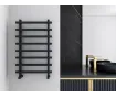 Uscător de prosoape de design CARISA, colecția BARON L, 800x500 mm, NEGRU