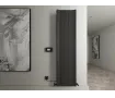 Radiator electric de design CARISA, colecția BOREAS B, 1800x462 mm, NEGRU