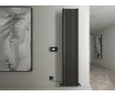 Radiator electric de design CARISA, colecția BOREAS B, 1800x276 mm, NEGRU