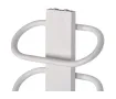 Uscător de prosoape decorativ LOJIMAX, colecția PEARL Lățime 530 mm. Înălțime 400 mm. alb mat
