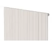 Calorifer decorativ LOJIMAX, colectia BAMBOO inaltimea 300 mm. latimea 239 mm. INOX MATT ANODISING