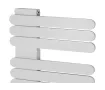 Uscător de prosoape decorativ LOJIMAX, colecția NUMMO Lățime 250 mm. Înălțime 400 mm. alb mat
