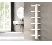 Uscător de prosoape decorativ LOJIMAX, colecția TEOS Lățime 390 mm. Înălțime 400 mm. alb mat