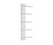 Uscător de prosoape decorativ LOJIMAX, colecția LION Lățime 485 mm. Înălțime 300 mm. alb mat