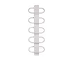 Uscător de prosoape decorativ LOJIMAX, colecția PEARL Lățime 1010 mm. Înălțime 400 mm. negru mat