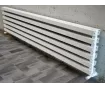 ALUMINUM HORIZONTAL RADIATOR OPAL HRZ высота 1200 мм. ширина 384 мм. черный мат