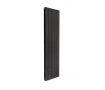 Дизайнерский радиатор LOJIMAX коллекция KALSEDON DOUBLE 1600x375 мм, BLACK SATIN