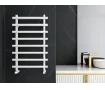 Uscător de prosoape de design CARISA, colecția BARON L, 1200x500 mm, ALB