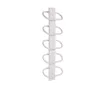 Uscător de prosoape decorativ LOJIMAX, colecția PEARL Lățime 1010 mm. Înălțime 400 mm. negru mat