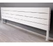 ALUMINUM HORIZONTAL RADIATOR BIANCO HRZ inaltimea 2000 mm. latimea 332 mm. negru mat