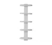 Uscător de prosoape decorativ LOJIMAX, colecția TEOS Lățime 390 mm. Înălțime 400 mm. alb mat