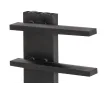 Uscător de prosoape decorativ LOJIMAX, colecția LION Lățime 675 mm. Înălțime 300 mm. negru mat