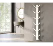 Uscător de prosoape decorativ LOJIMAX, colecția OXY Lățime 460 mm. Înălțime 400 mm. alb mat