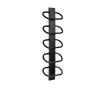 Uscător de prosoape decorativ LOJIMAX, colecția PEARL Lățime 530 mm. Înălțime 400 mm. negru mat