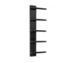 Uscător de prosoape decorativ LOJIMAX, colecția LION Lățime 675 mm. Înălțime 300 mm. negru mat