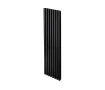 Calorifer decorativ LOJIMAX, colectie BELLA DOUBLE 400 mm. 404 mm. negru mat