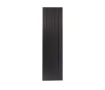Дизайнерский радиатор LOJIMAX коллекция KALSEDON DOUBLE 1600x375 мм, BLACK SATIN