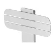 Uscător de prosoape decorativ LOJIMAX, colecția DOSIA Lățime 250 mm. Înălțime 400 mm. alb mat