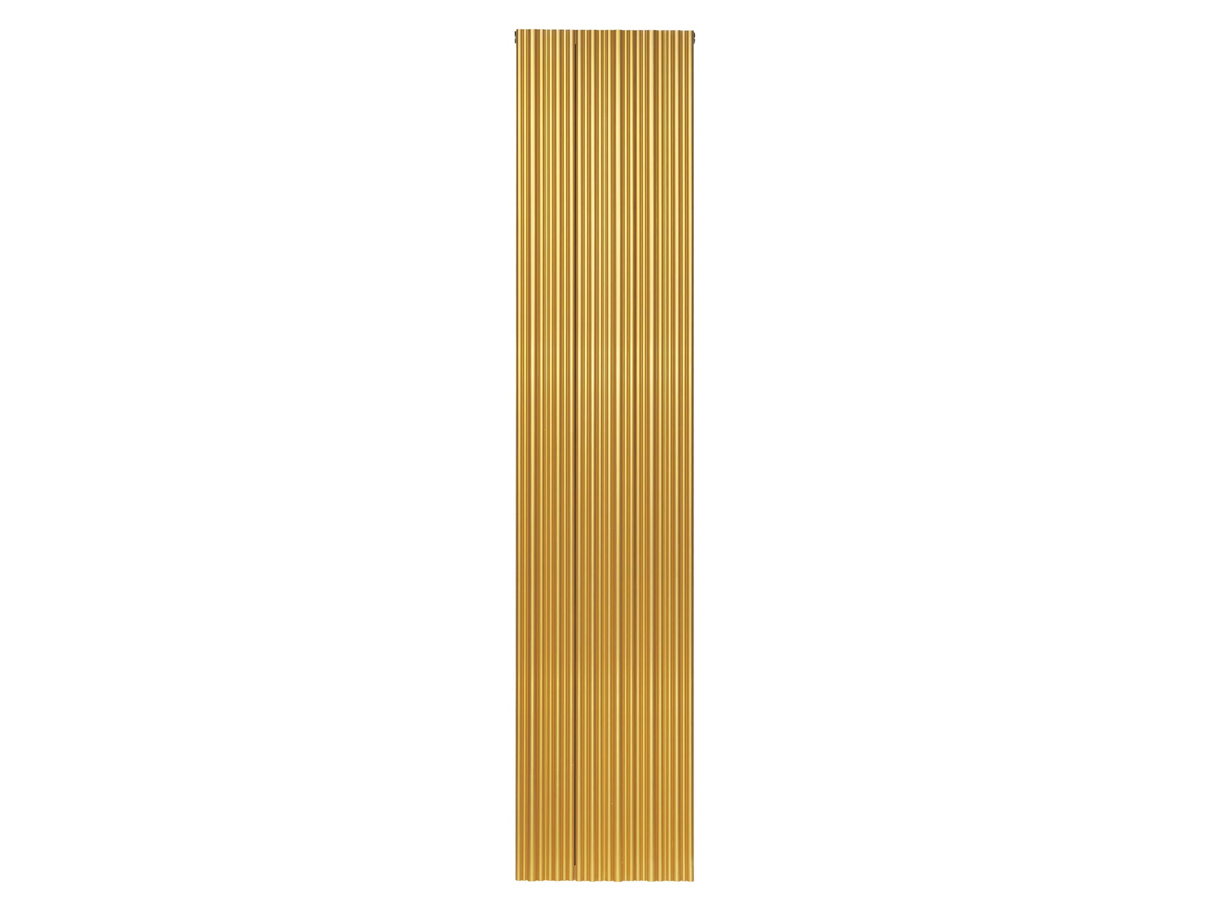 Calorifer decorativ LOJIMAX, colectia BAMBOO DOUBLE inaltimea 300 mm. latimea 239 mm. GOLD MATT ANODISING
