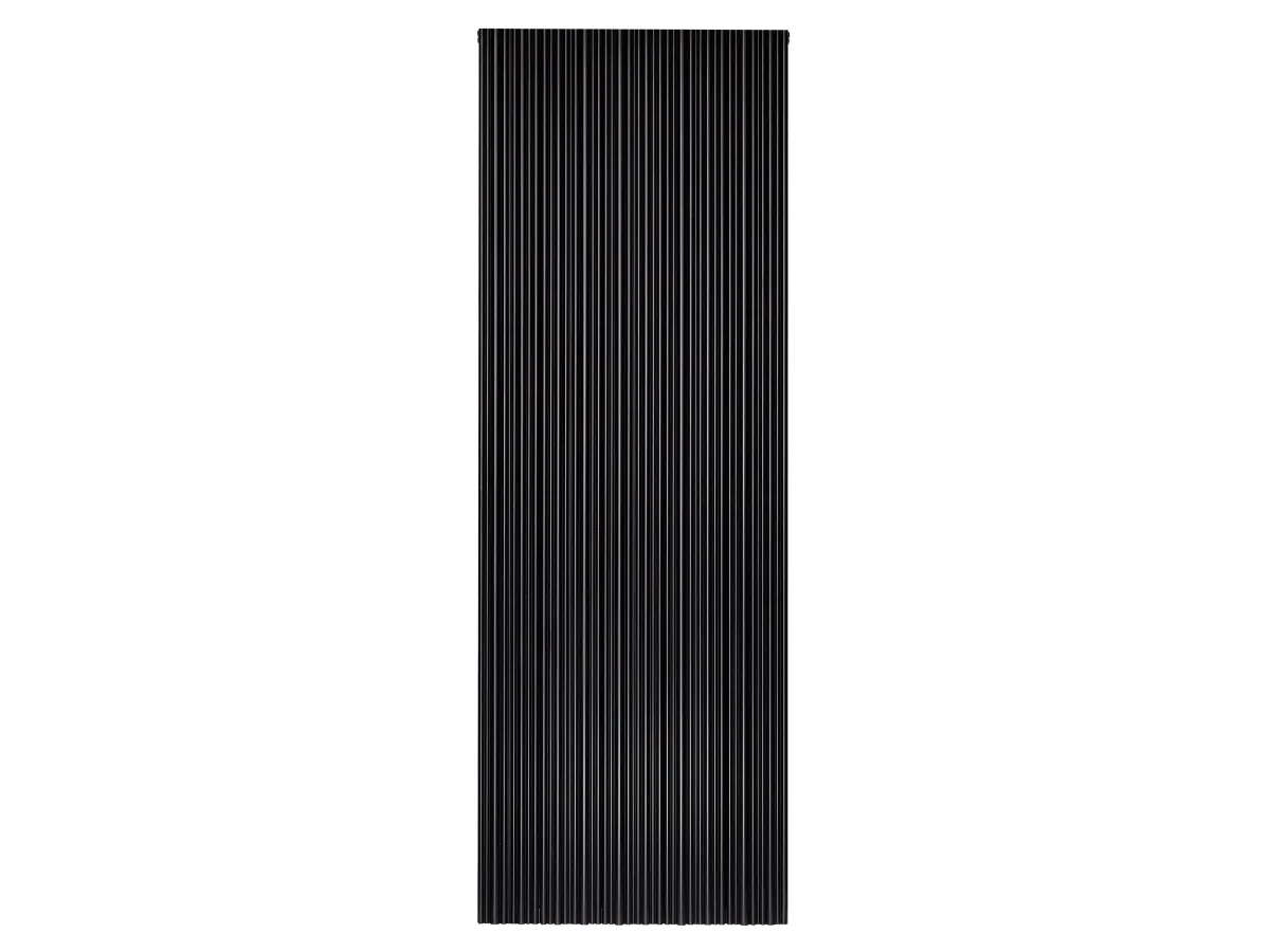Дизайнерский радиатор LOJIMAX коллекция BAMBOO DOUBLE 1400x359 мм, Черный 
