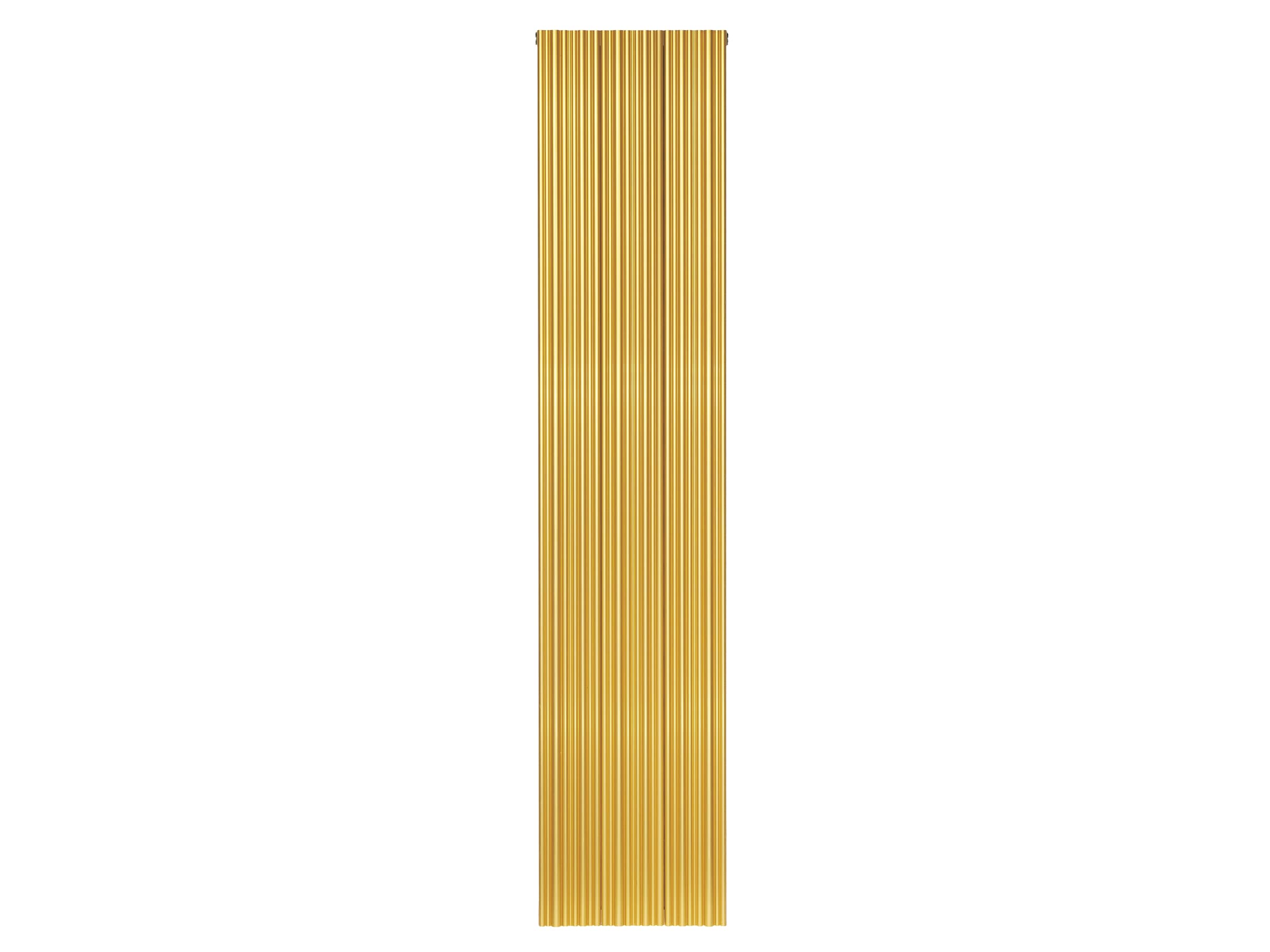 Calorifer decorativ LOJIMAX, colectia BAMBOO inaltimea 500 mm. latimea 359 mm. GOLD MATT ANODISING