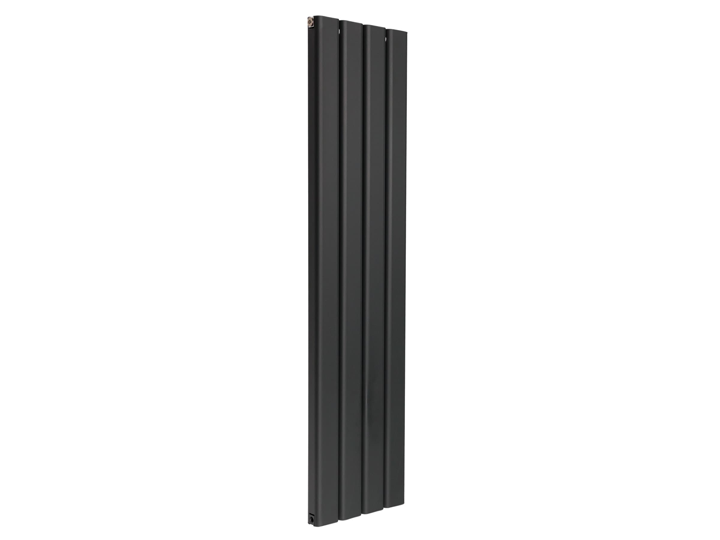 Calorifer decorativ LOJIMAX, colectie DIAMOND DOUBLE 300 mm. 296 mm. negru mat