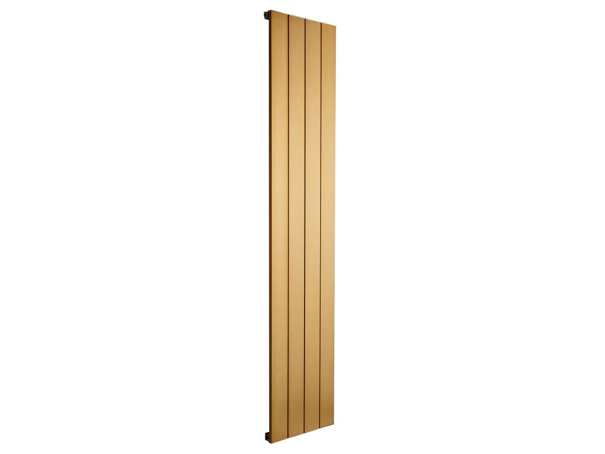 Дизайнерский радиатор LOJIMAX коллекция KALSEDON 1600x375 мм, GOLD SATIN